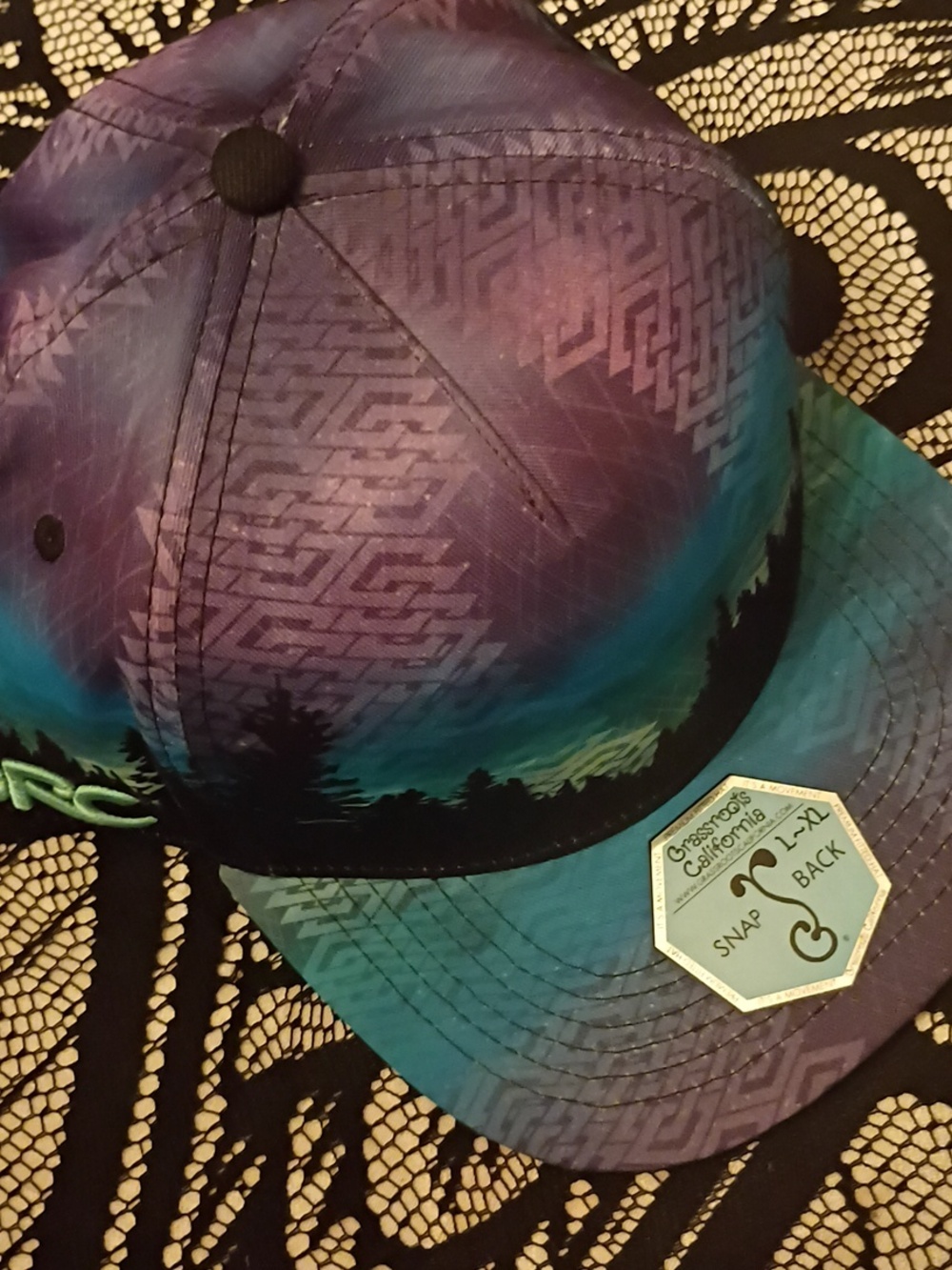 Grassroots California CampRoots Limited Edition Snapback Flat Brim Hat - Picture 11 of 11